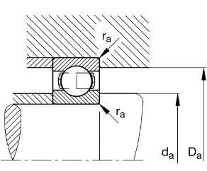 61824-Y Deep Groove Ball Bearing