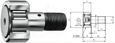 IKO CF 30 BR - Standard Type Cam Followers